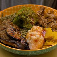 Planted bowl at Soup in Town in Lucca