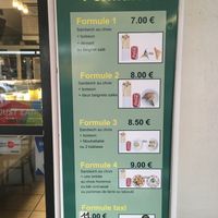 Menus at Lina Restaurant in Paris