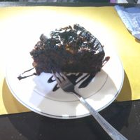 Chocolate cake with figs at Taverna dell'Ortica in Trecate