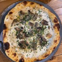 The White Truffle Pizza  at Vegano in Newcastle Upon Tyne