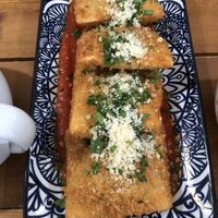 Fried ravioli starter   at Vegano in Newcastle Upon Tyne