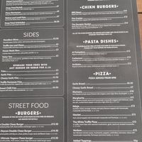 Menu June 2023 at Vegano in Newcastle Upon Tyne