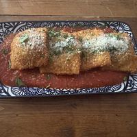 Deep fried ravioli  at Vegano in Newcastle Upon Tyne