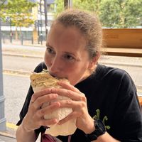 Someone’s enjoying their kebab 😄    at Vegano in Newcastle Upon Tyne