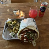 Fabulous kebab.    at Vegano in Newcastle Upon Tyne