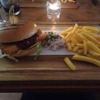 Bbq chick'n burger at Vegano in Newcastle Upon Tyne