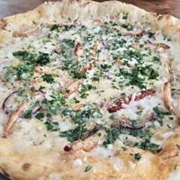 Chikn Kiev pizza (last one here 😭) at Vegano in Newcastle Upon Tyne