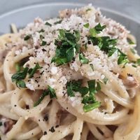 Cabonara (last one here 😭) at Vegano in Newcastle Upon Tyne