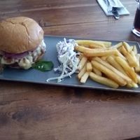 Vegano Cheese Burger. at Vegano in Newcastle Upon Tyne