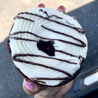 Tuxedo donut  at Purely Sweet Bakery in Beavercreek