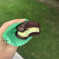 Mint chocolate whoopie pie  at Purely Sweet Bakery in Beavercreek