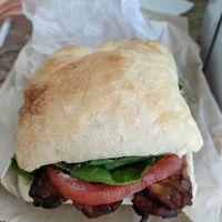 BLT tempeh sandwich at Pastel & Coco in Gatineau