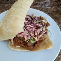 Bbq jackfruit sandwich at Pastel & Coco in Gatineau