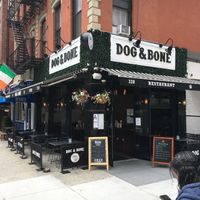 This place is on the corner of a pedestrian plaza for Baruch College. at Dog & Bone in New York City
