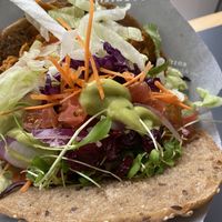 Vegan kebab (seitan version)   at Neue Dönastie - Kronenstrasse in Stuttgart