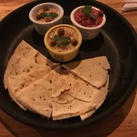 humus plate at Los 7 Mares in La Guajira