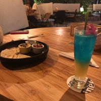 good cocktail at Los 7 Mares in La Guajira