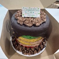 Rainbow cookie cake   at Shuga Pie Shop in Babylon