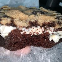 Inside the chocolate chip one  at Shuga Pie Shop in Babylon