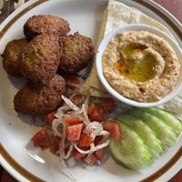 Falafel plate   at Ing Ing Guesthouse in Sihanoukville