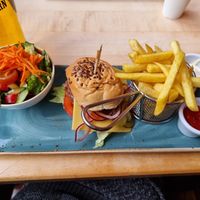 Burger at T.R.U.D.E. in Hamburg