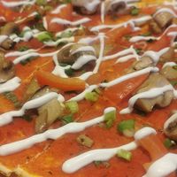 Trüffel Flammkuchen at T.R.U.D.E. in Hamburg