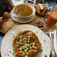Avo on toast no egg added chickpeas  at Veggie Pause  in Fes