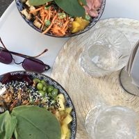 Honolulu and Road to Hana Bowl  at Mahalo Poke Corner in Mannheim