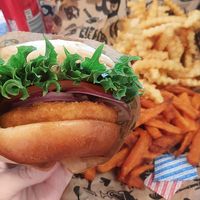 No chicken burger at Bastard Burgers - Liljeholmstorget in Stockholm