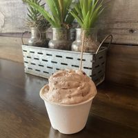Fudge cherry at Plant+Love Ice Cream in St Petersburg
