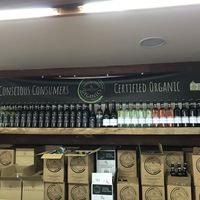 So many organic vegan wines! at Tamburlaine Organic Wines in Pokolbin