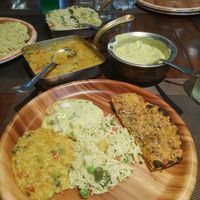 Dal and special paneer at Govindam Retreat in Jaipur