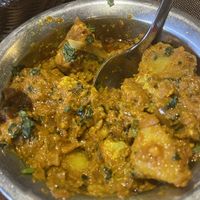 Potato cauliflower (good but too oily for my taste)  at Govindam Retreat in Jaipur