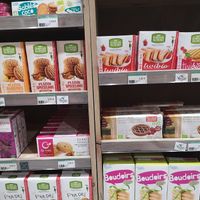 Vegan pastry options at Biocoop Andorra in Escaldes-engordany