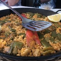 Arroz de verduras y garbanzos   at Xaloc Lounge in Alicante