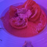 Vegan tomato with cheese   at Xaloc Lounge in Alicante