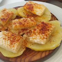 Polpo con patate at Xaloc Lounge in Alicante