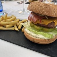 Beyond burger at Xaloc Lounge in Alicante