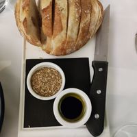 Cob loaf, oil and dukkah at Zinc in Port Douglas