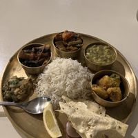 Vegan thali  at Yogi's Way in Stuart Park
