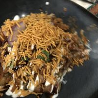 Samosa chat at Yogi's Way in Stuart Park