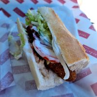 1/2 sandwich southern soul vegan at Cafe K in Fredericia