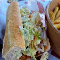 1/2 sandwich shawarma at Cafe K in Fredericia