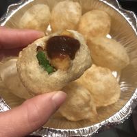 Pani puri   at Usha Foods in Floral Park