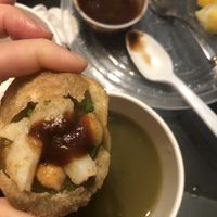 Pani puri   at Usha Foods in Floral Park