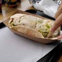 Burrito at BABs Burritos in Maastricht