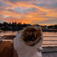 Burrito with vegan jerk chicken & guac at BABs Burritos in Maastricht