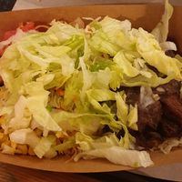 Burrito bowl with vegan pulled chicken at BABs Burritos in Maastricht