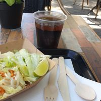 Due to covid (I think), they now have outside seating at BABs Burritos in Maastricht