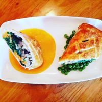 Vegan/vegetarian butternut squash wellingtons  at Port Kitchen and Bar in Portrush